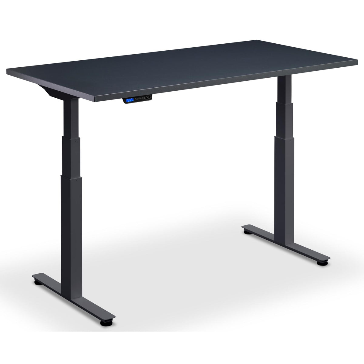 180cm Standing Desk - Rize 180 - Anthracite Frame - Anthracite Top - Studio Image