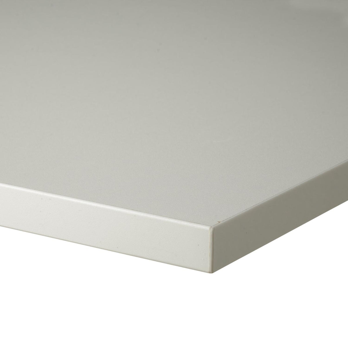 200cm desk top white desk top viewed from corner