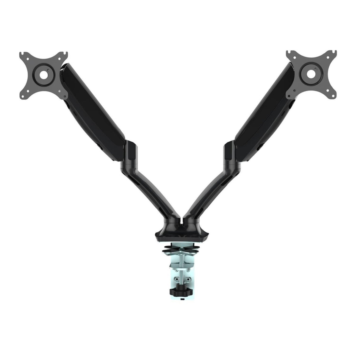 2 screen dual monitor arm with adjustable VESA mounts