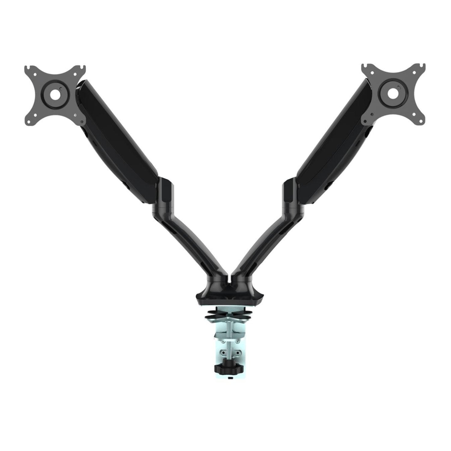 2 screen dual monitor arm with adjustable VESA mounts