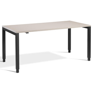 4 Leg Standing Desk - Rega - Black Frame - Stone Top - Studio Image