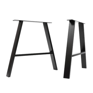 A Frame Desk Legs - Black - 71cm x 78cm - Studio Image