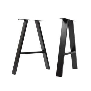 A Frame Table Legs - Black - 71cm x 58cm - Studio Image