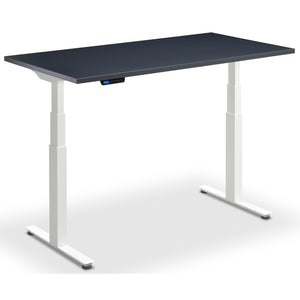 Bicycle with Desk - Rize Spin - White Frame - Anthracite Top - Studio Image
