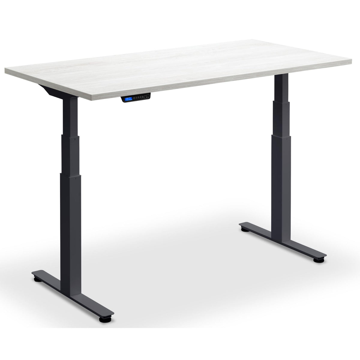 Bike with Desk - Rize Spin - Anthracite Frame - Cascina Pine Top - Studio Image