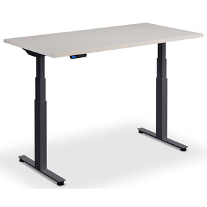 Bike with Desk - Rize Spin - Anthracite Frame - Cashmere Top - Studio Image