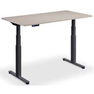 Bike with Desk - Rize Spin - Anthracite Frame - Stone Top - Studio Image