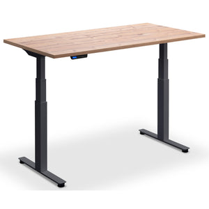 Bike with Desk - Rize Spin - Anthracite Frame - Timber Top - Studio Image