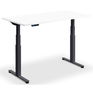 Bike with Desk - Rize Spin - Anthracite Frame - White Top - Studio Image