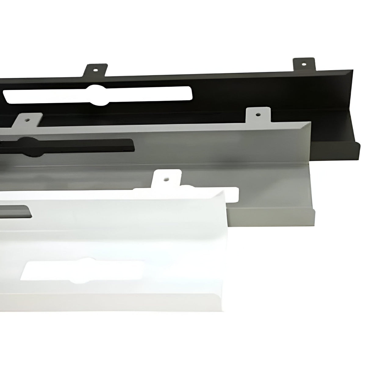 Cable Management Tray - White, Silver and White Colours - Studio Image