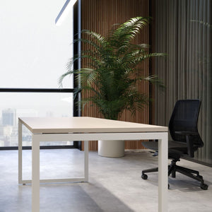 Contemporary Computer Desk - Lanto Single Desk Side View