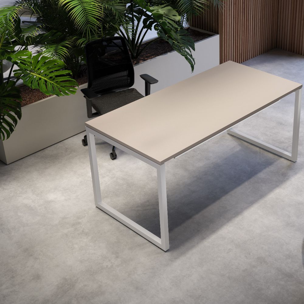 Contemporary Computer Desk - Lanto Single Desk Top View