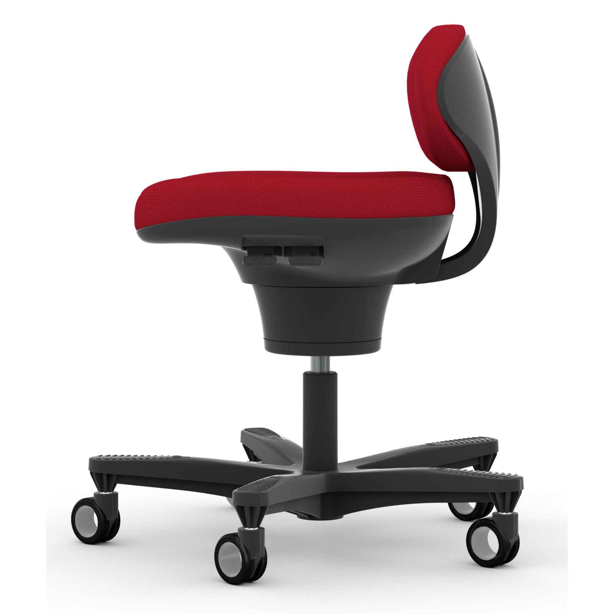 Core Chair Classic - Red Colour - Left Side VIew - Studio Image