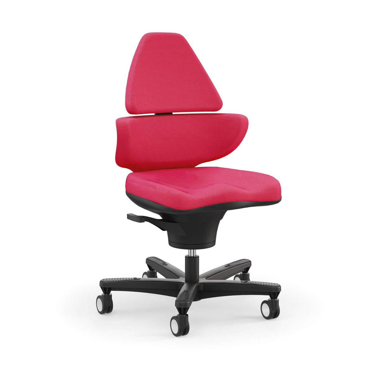 Core Chair Elite - Active Chair - Coral Red Knitted Mesh - Studio Image