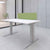 Desk Divider Panel - Green Colour - Mounted on the Desk Top