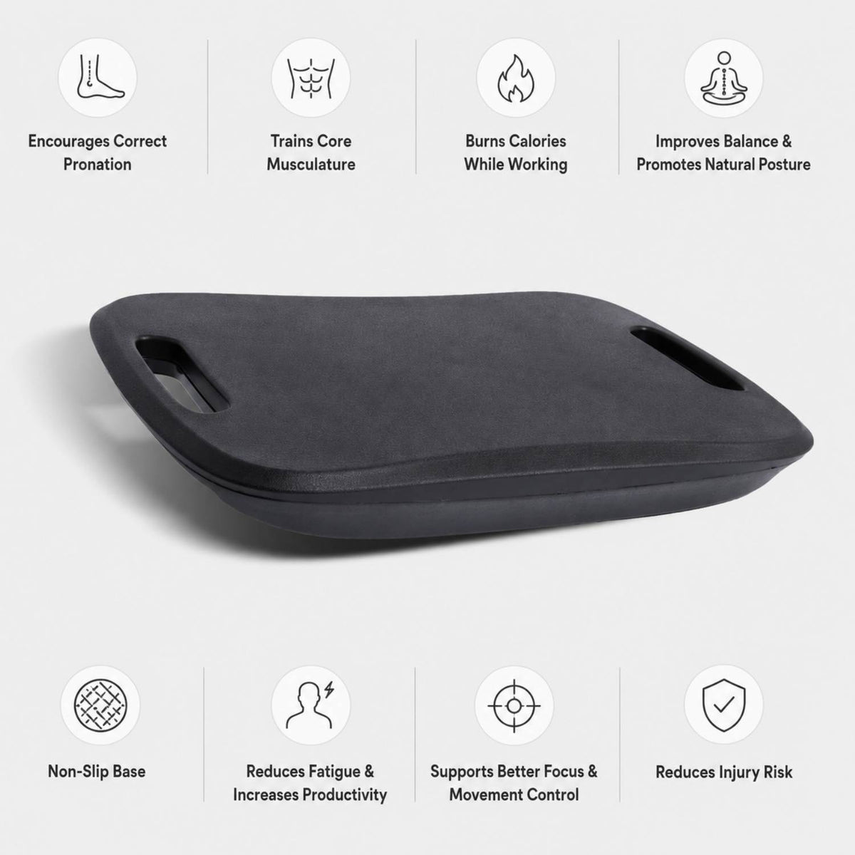 Desk balance board with posture and core support benefits