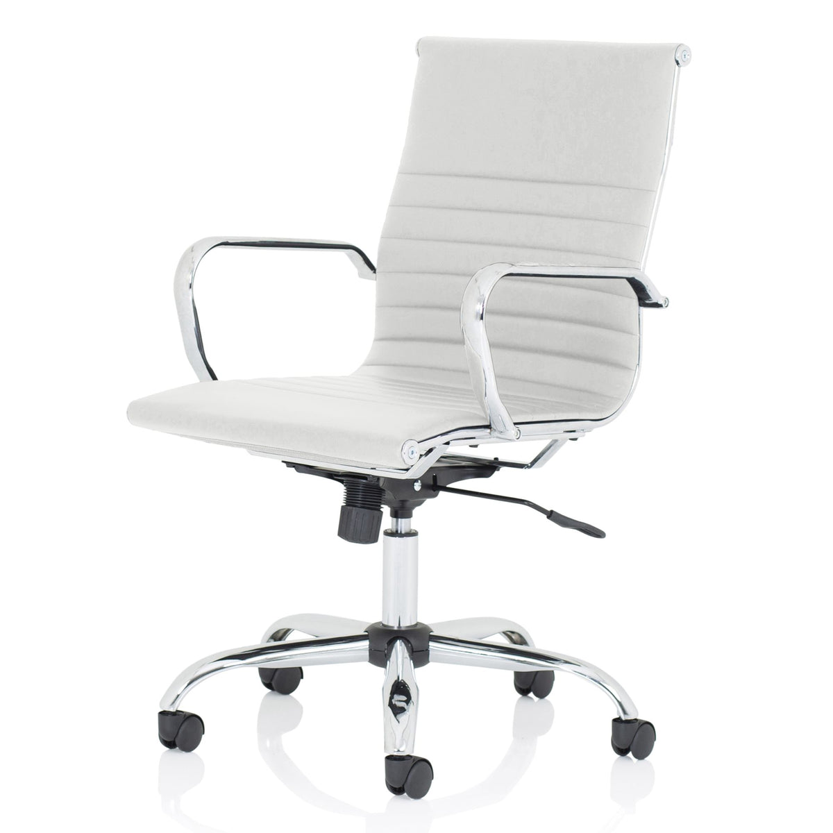 Executive Office Chair - White Colour - Studio Image