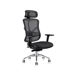 Hood F94 Chair - Fabric Seat with Executive Headrest Front Right View