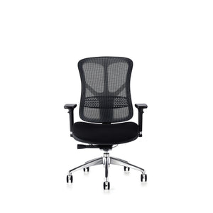 Hood F94 Office Chair - Fabric Seat No Headrest Front View