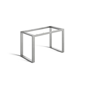 Industrial Desk Frame - 71cm x 58cm x 120cm - Clear Coat Metal