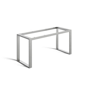 Industrial Desk Frame - 71cm x 58cm x 150cm - Clear Coat Metal