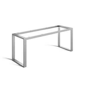 Industrial Style Desk Frame - 71cm x 58cm x 180cm - Clear Coat Metal