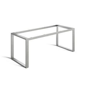 Industrial Style Desk Frame - 71cm x 74cm x 180cm - Clear Coat Metal