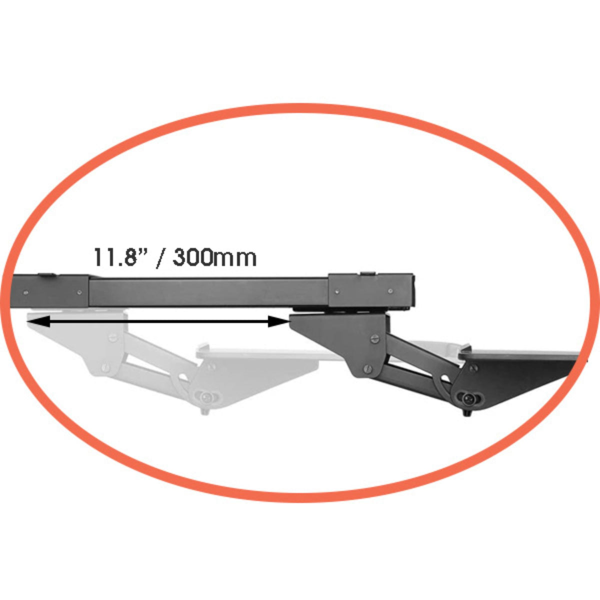 Keyboard Tray - Fully adjustable with glide