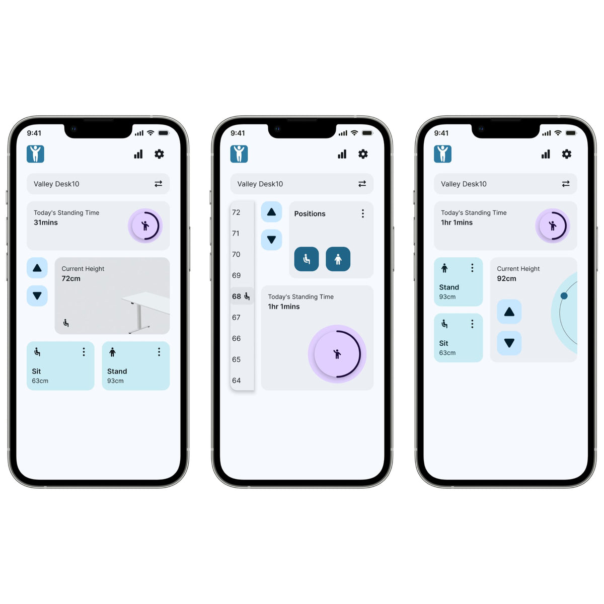 L Shaped Smart Desk - NeoActiv3+ - Active Working App - Smart Features