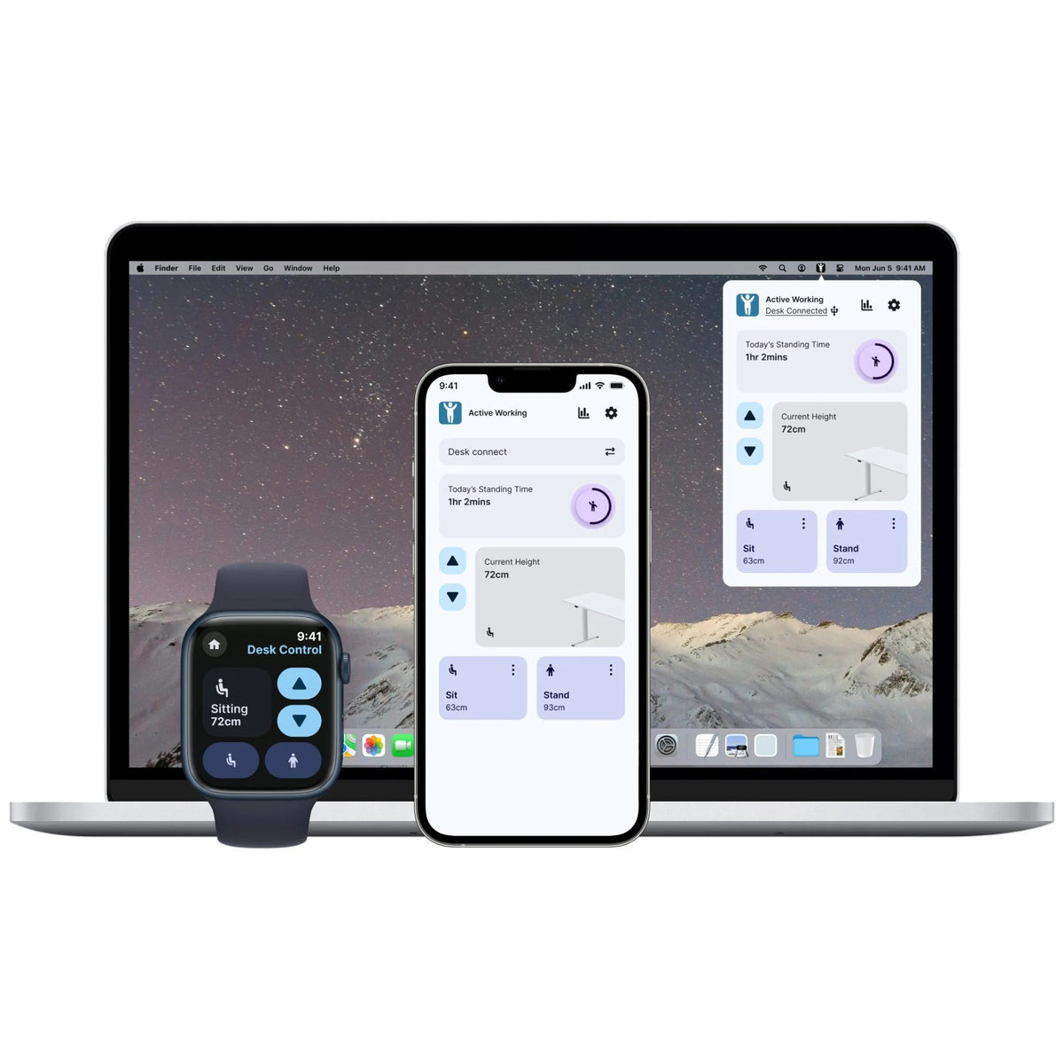 L Shaped Smart Desk - NeoActiv3+ - Active Working App