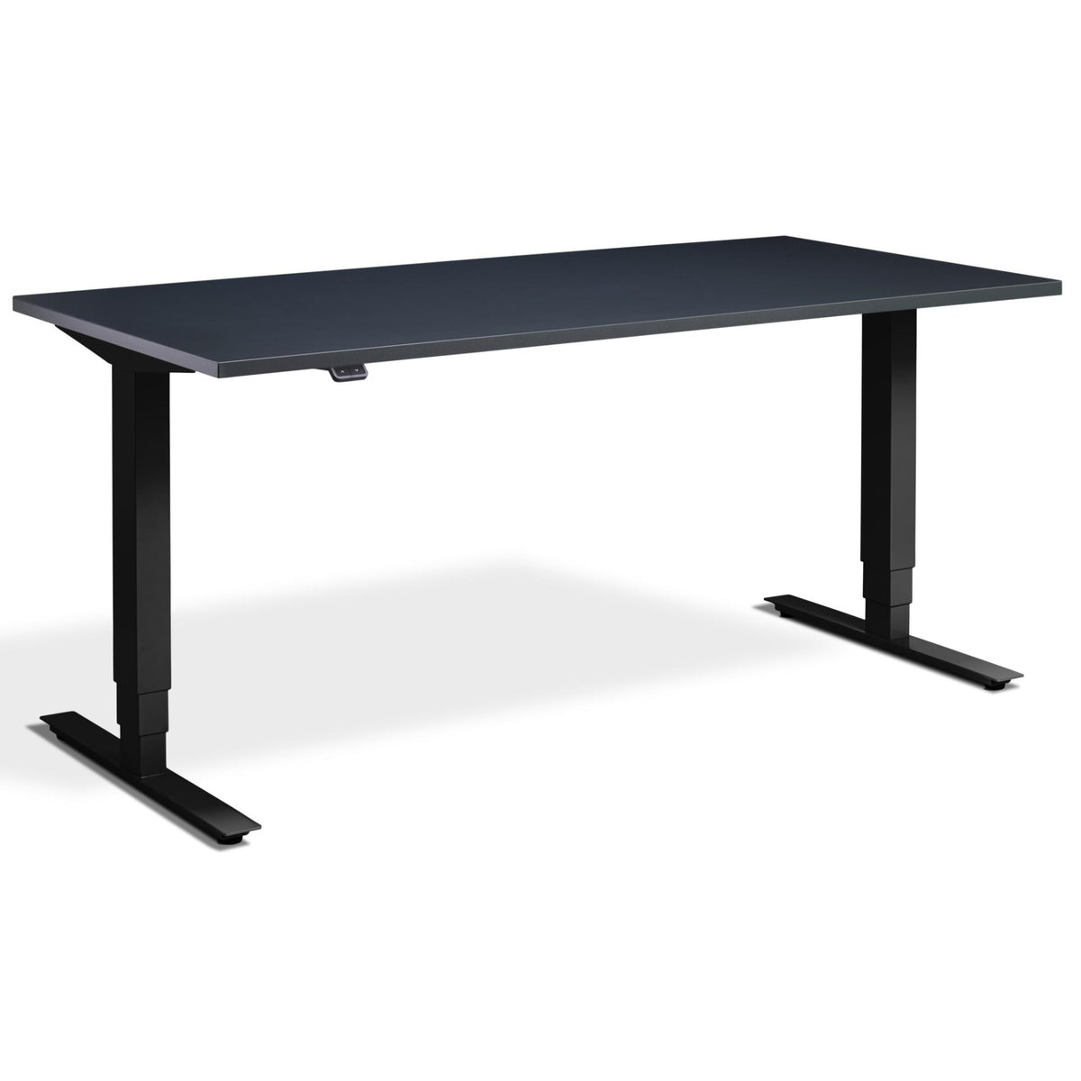 Lavoro Advance Desk - Black Frame - Anthracite Top - Studio Image
