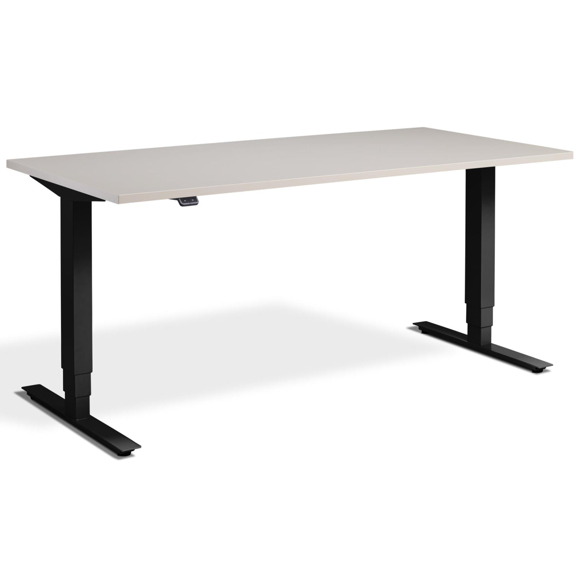 Lavoro Advance Desk - Black Frame - Cashmere Top - Studio Image