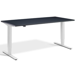 Lavoro Advance Desk - Light Grey Frame - Anthracite Top - Studio Image