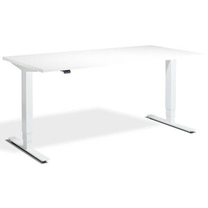 Lavoro Advance Desk - White Frame - White Top - Studio Image