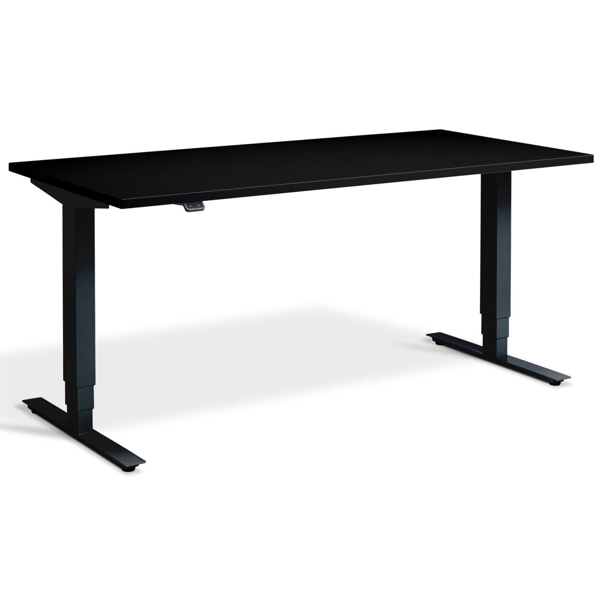 Lavoro Advance Standing Desk
 - Black Frame - Black Top - Studio Image