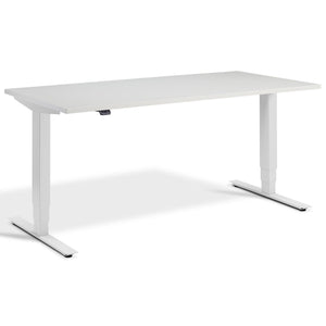 Lavoro Advance Standing Desk - Light Grey Frame - Light Grey Top - Studio Image