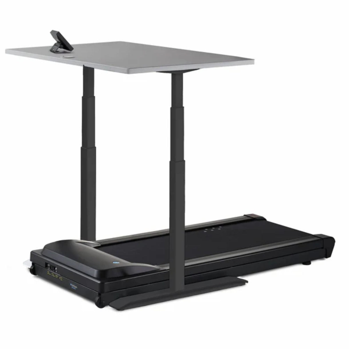 Lifespan TR1200 Power Treadmill Desk - Black Frame - Grey Top - with Omni SC130