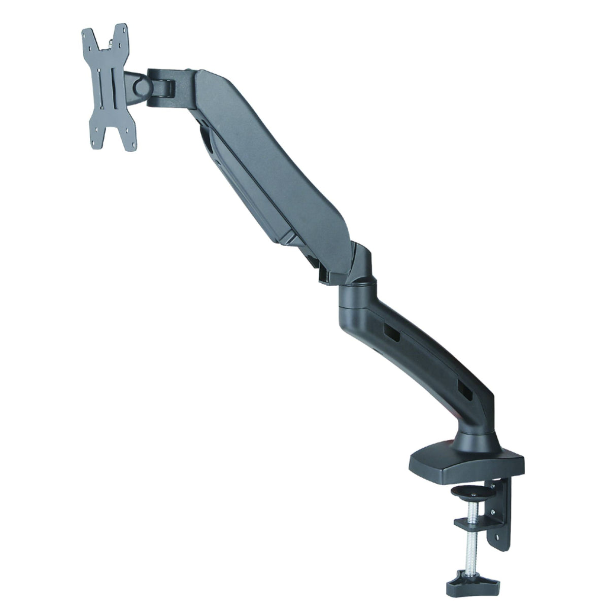 Luxora Single Monitor Arm - Black Variant - Right Side View