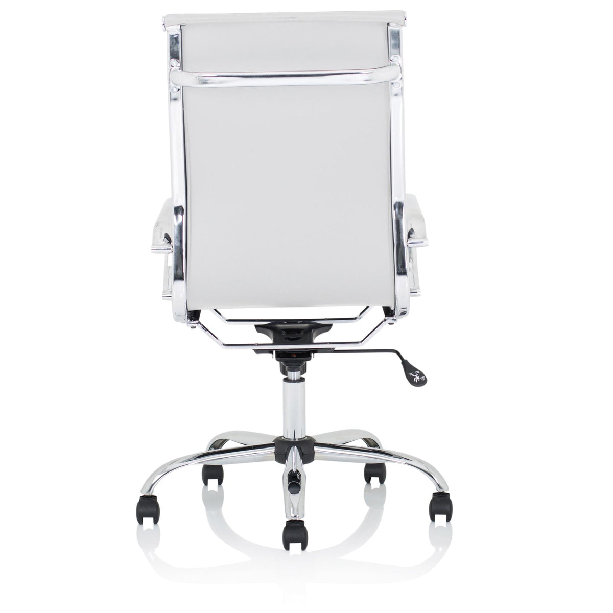 Luxury Executive Chair - White Colour - Rear View