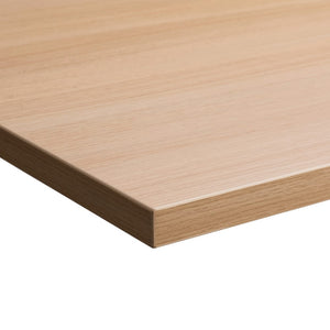 maple desk top corner view