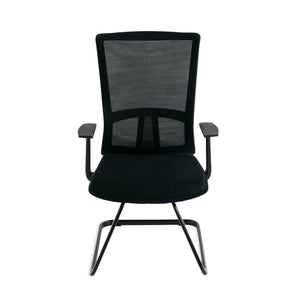 Meeting Room Chair with Arms - Revilo Power Cantilever Chair - Front View - Studio Image