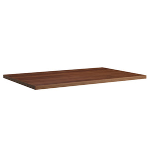 walnut 200cm desk top complete view