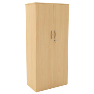 Office Storage Cupboard - Revilo - XL Cabinet - Beech - Studio Image 