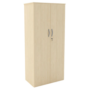 Office Storage Cupboard - Revilo - XL Cabinet - Maple - Studio Image 