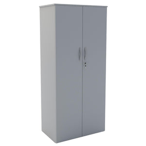 Office Storage Cupboard - Revilo - XL Cabinet - Monument Grey - Studio Image 