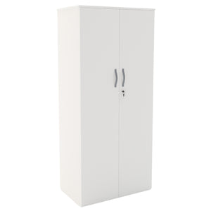 Office Storage Cupboard - Revilo - XL Cabinet - White - Studio Image 