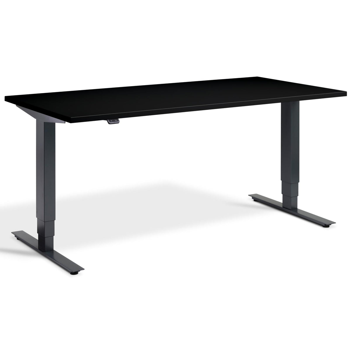 Office Bicycle Desk - Masta Spin - Anthracite Frame - Black Top - Studio Image
