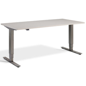 Office Bicycle Desk - Masta Spin - Anthracite Frame - Cashmere Top - Studio Image