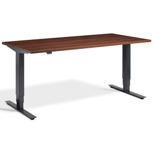 Office Bicycle Desk - Masta Spin - Anthracite Frame - Natural Dijon Walnut Top - Studio Image