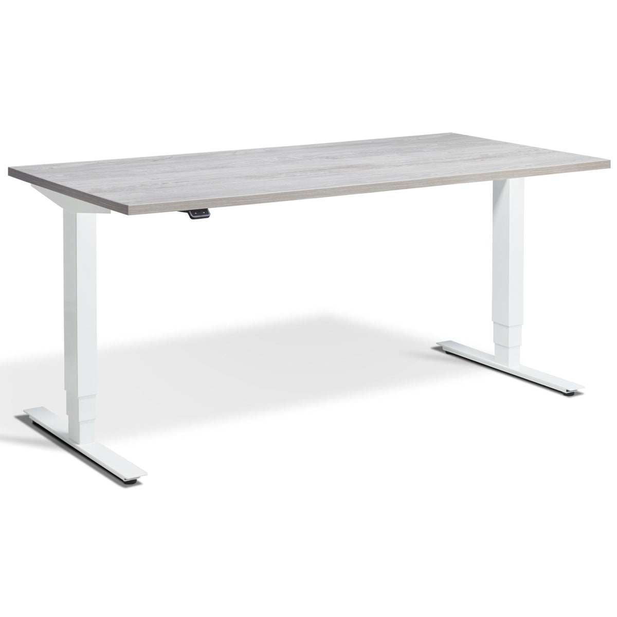 Office Bicycle Desk - Masta Spin - White Frame - Cascina Pine Top - Studio Image
